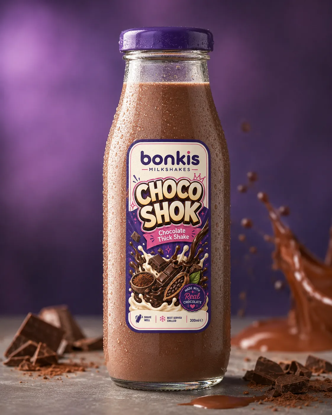 Choco Shok bottle